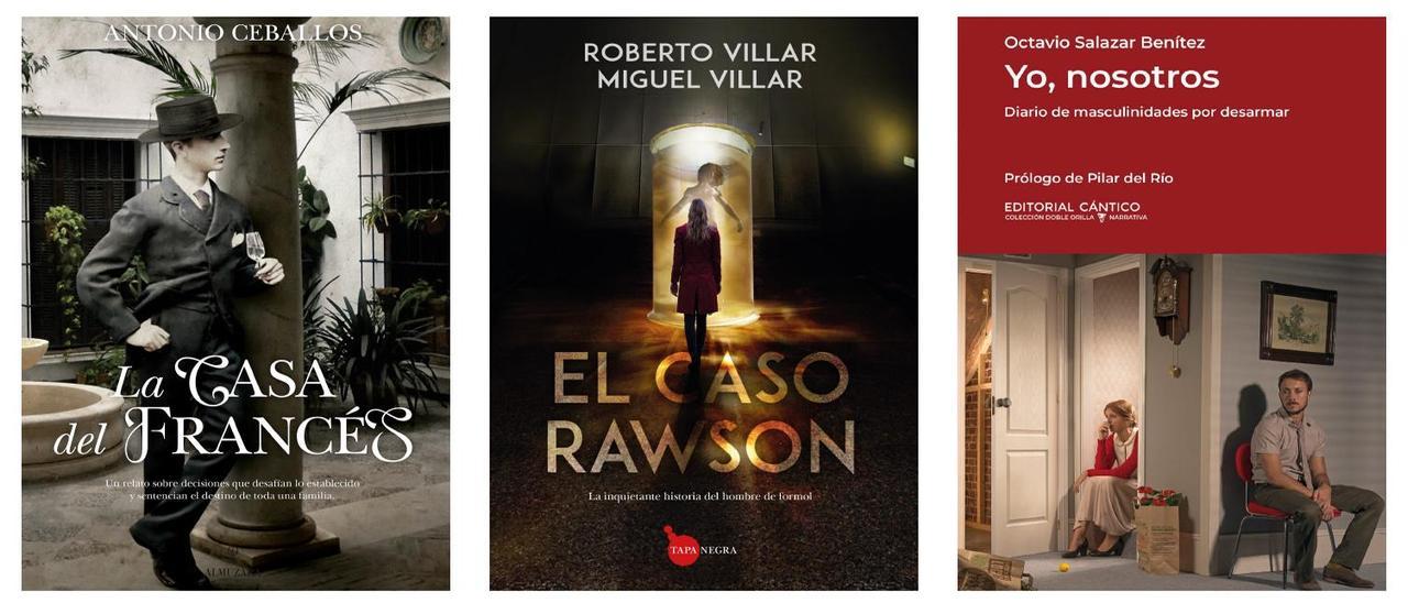 Algunas de las portadas de los libros que lanzarán las editoriales cordobesas.