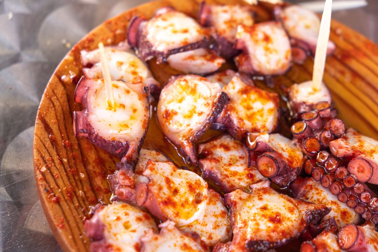 Ración de pulpo a feira
