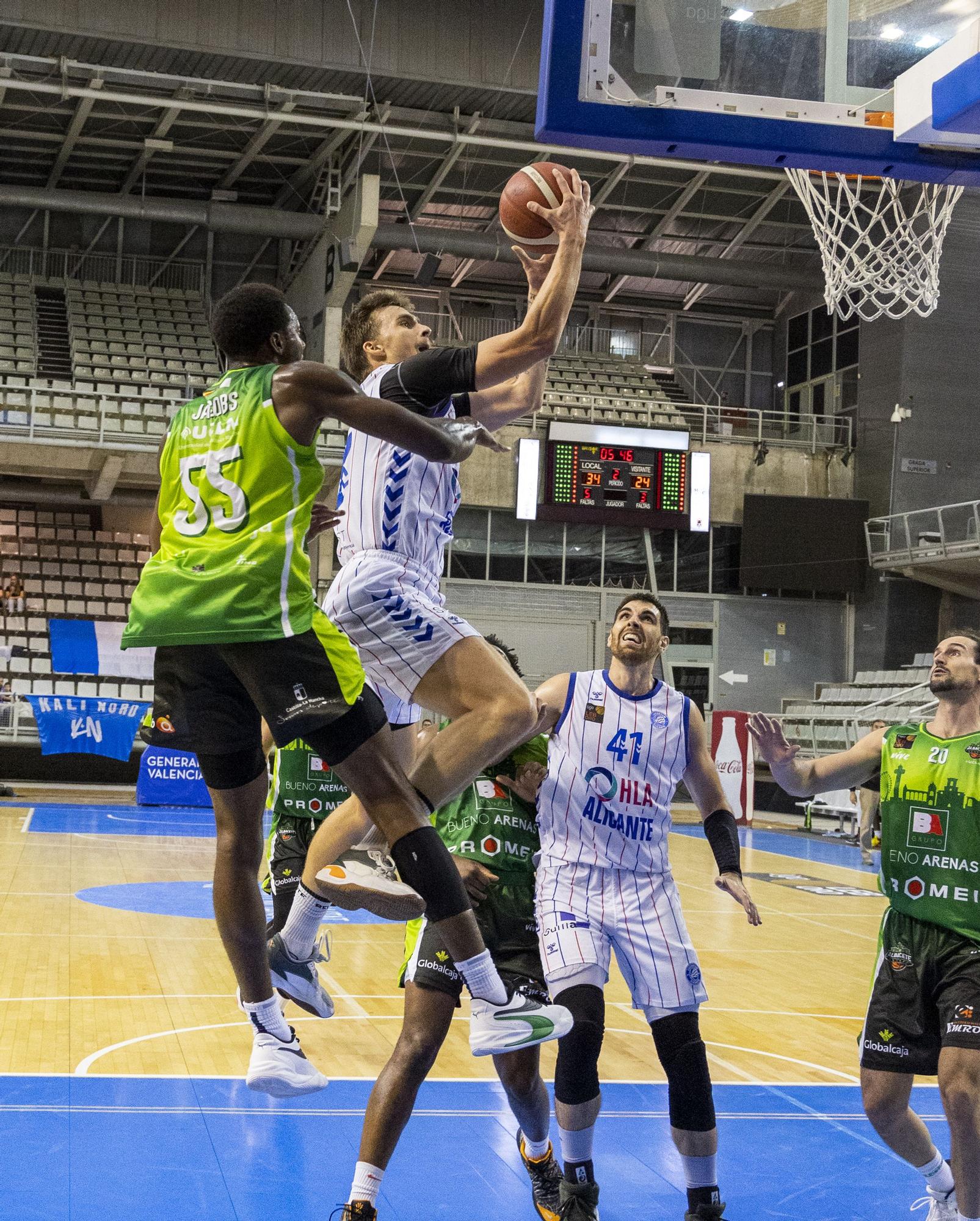 El HLA Alicante rinde homenaje a  Llompart con una victoria ante el Albacete Basket