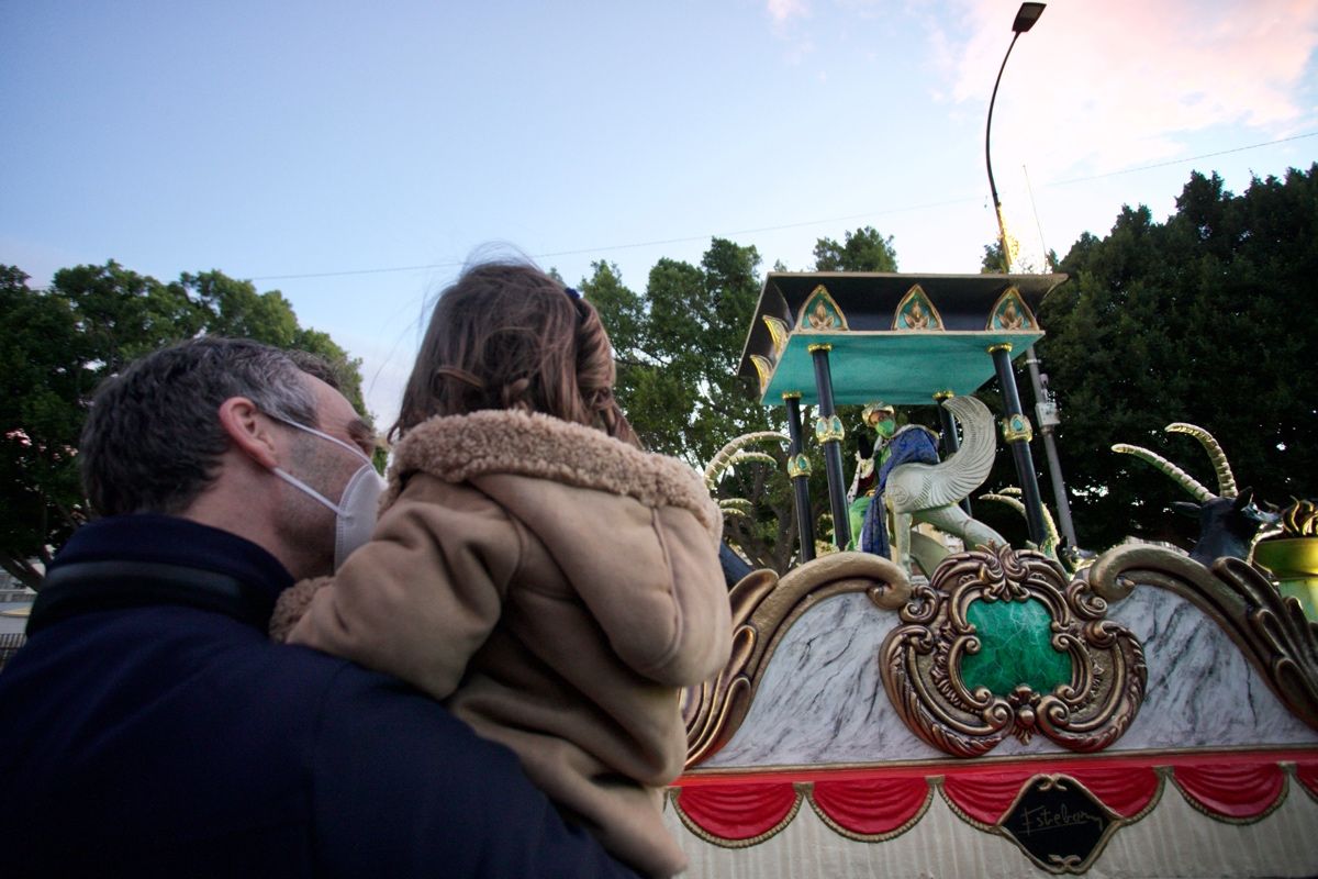 Cabalgata estática de los Reyes Magos en Murcia
