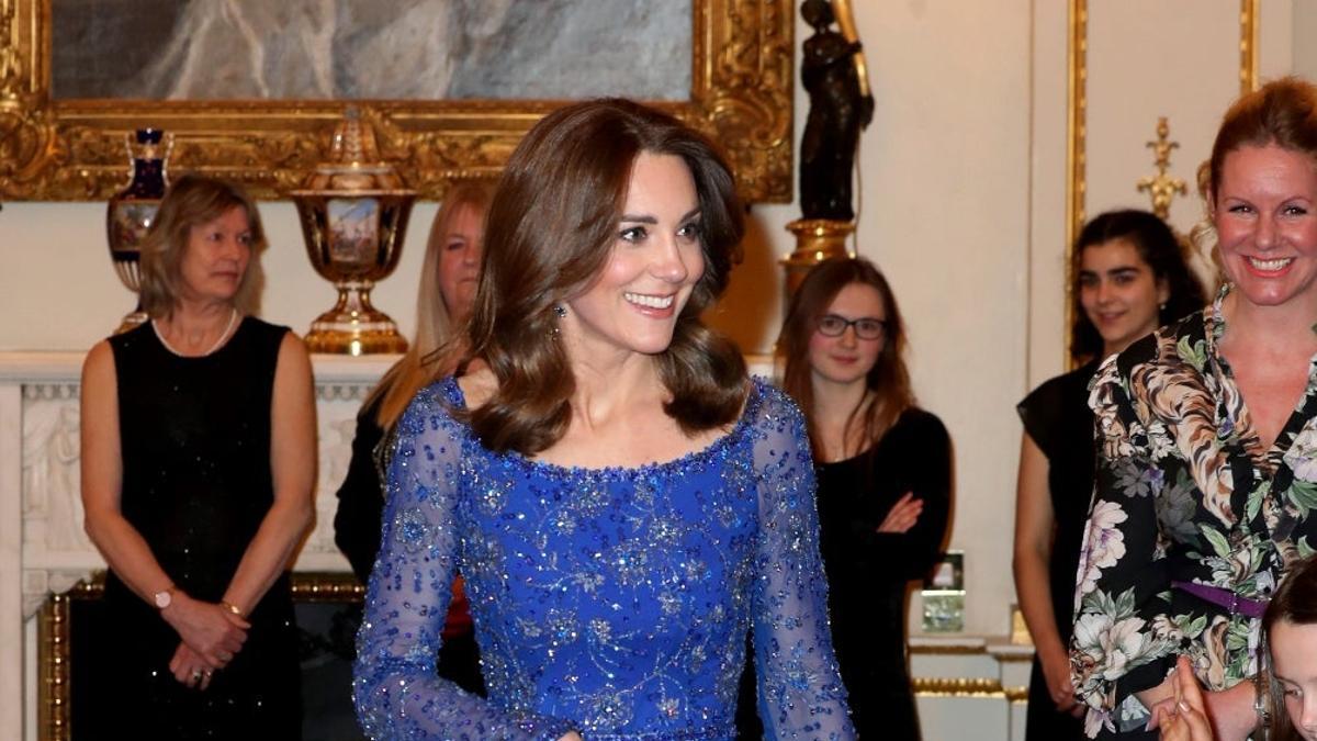 Kate Middleton en una cena de gala en Buckingham Palace