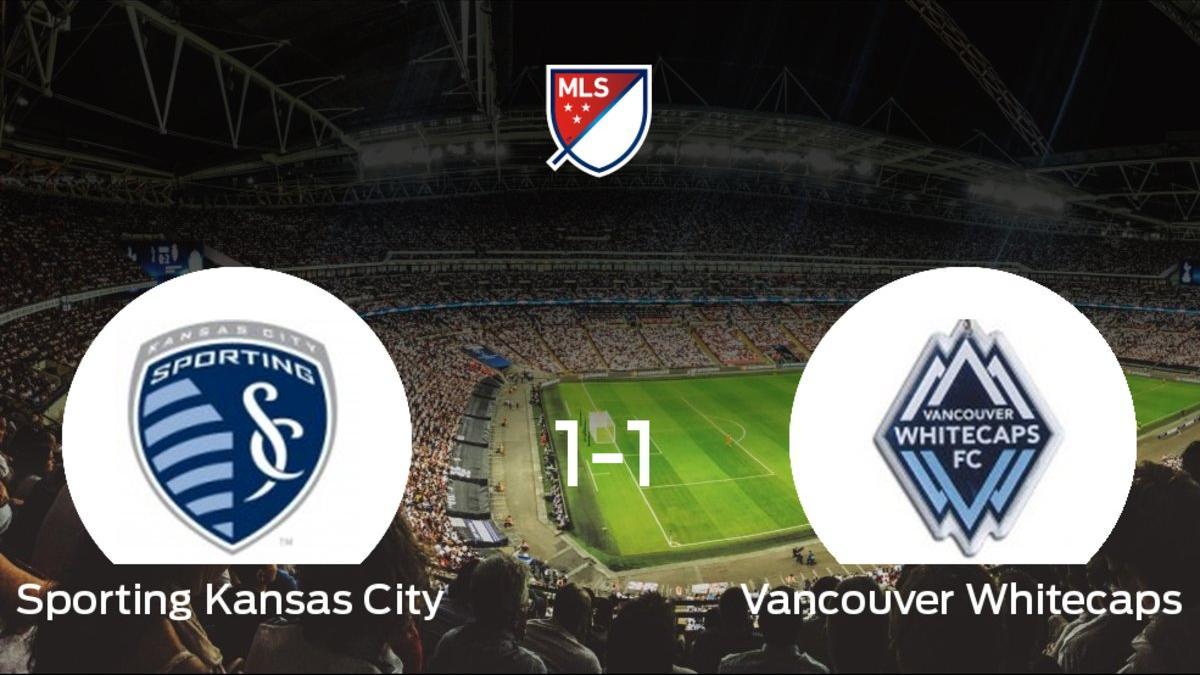 El Sporting Kansas City y el Vancouver Whitecaps consiguen un punto tras empatar a 1 en su último partido