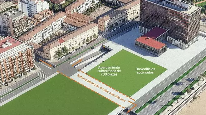 Así será el nuevo edificio de Gesa: la recreación que muestra cómo cambiará la fachada marítima de Palma
