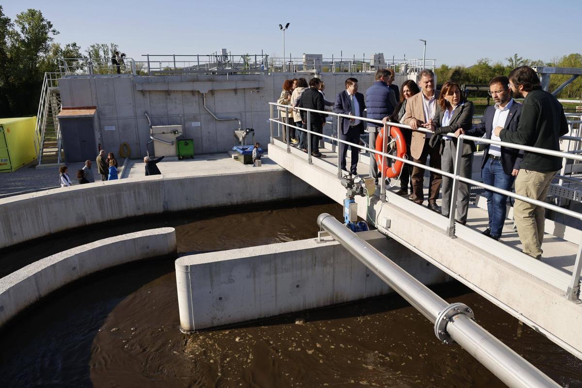 Sant Gregori. Depuradora EDAR. La consellera Silvia Paneque inaugura la nova planta depuradora.