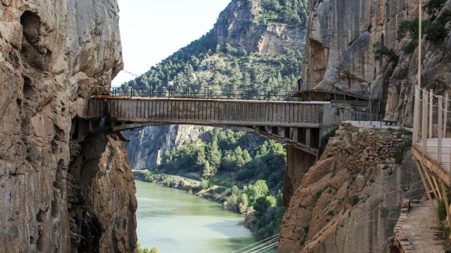 Vista del Caminito del Rey.