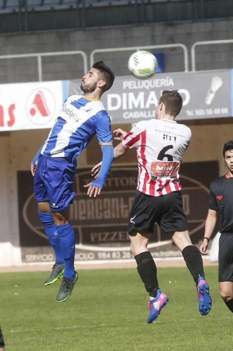 El partido entre el Real Avilés y el Siero, en imágenes