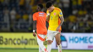 Luis Díaz, destruido tras el empate de Paraguay