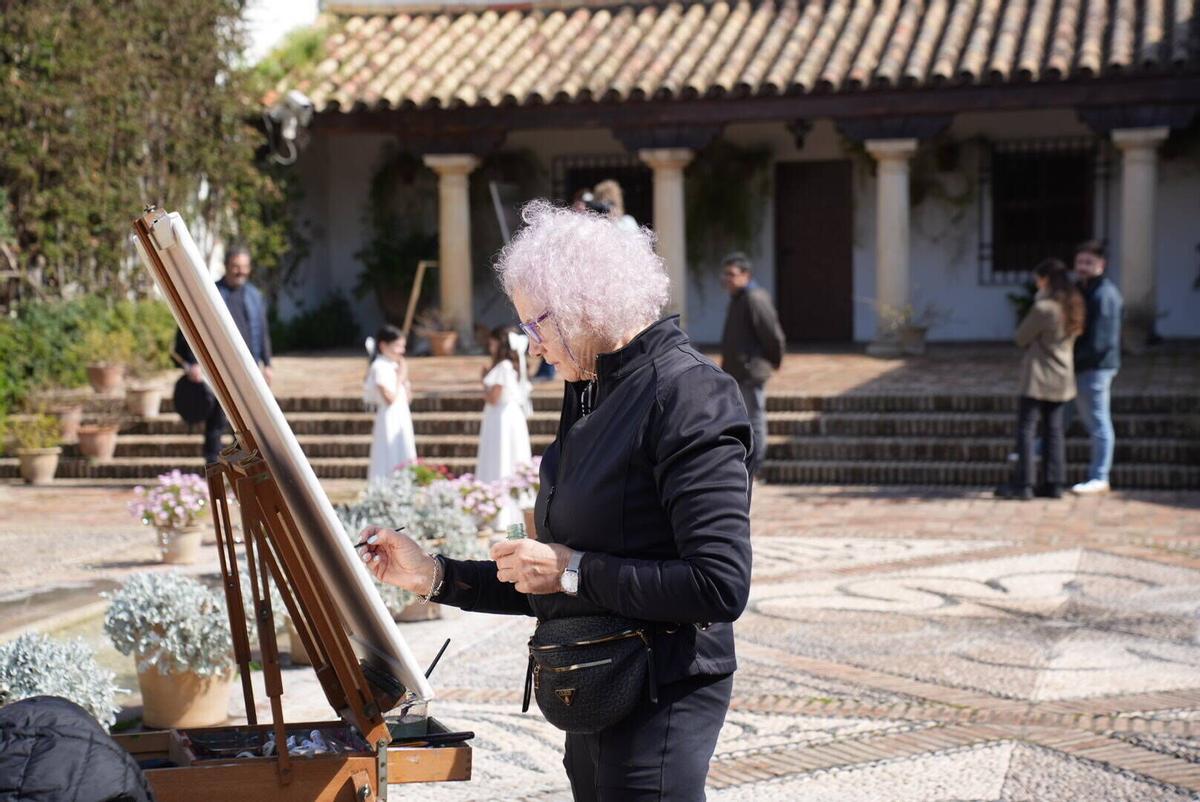 Concurso de pintura rápida Patios de Córdoba en el Palacio de Viana
