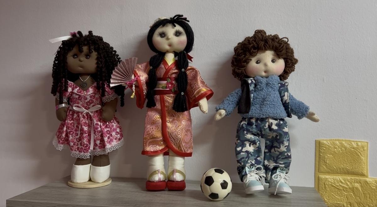 Muñecas creadas por Inés Suárez en Cáceres.