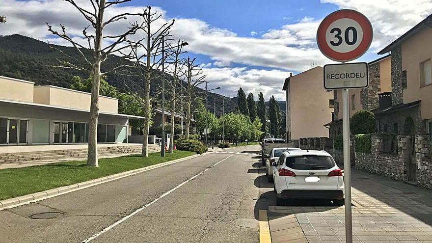 Els nou rètols de limitació de velocitat a la Seu d’Urgell | AJ SEU