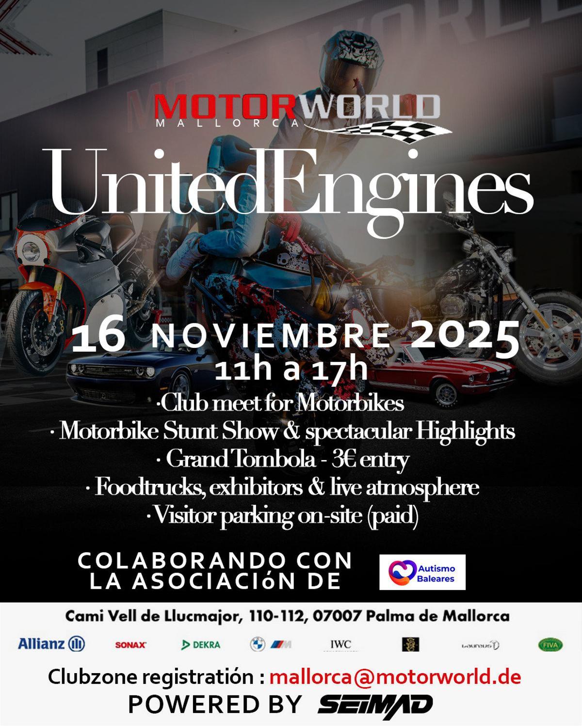 Motorradtreffen in der Motorworld.