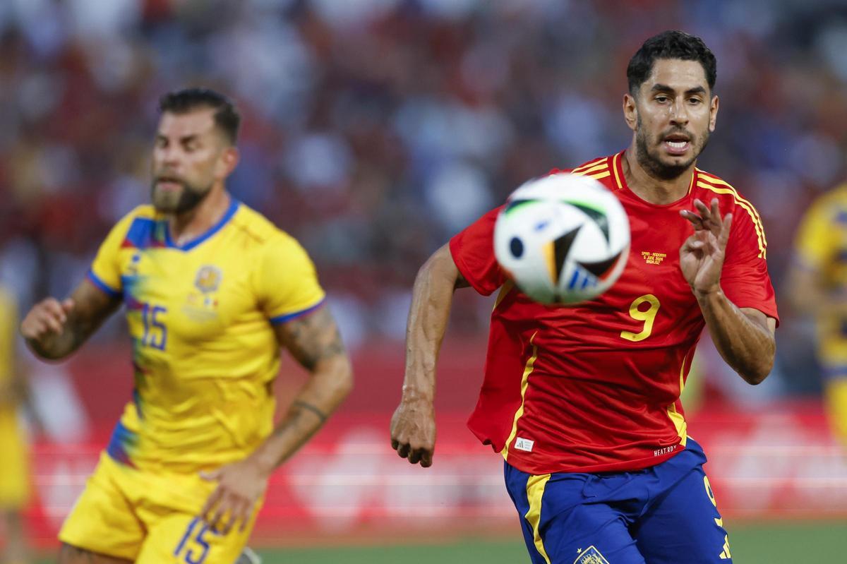 España - Andorra, el amistoso preparatorio para la Eurocopa de Alemania 2024, en imágenes.
