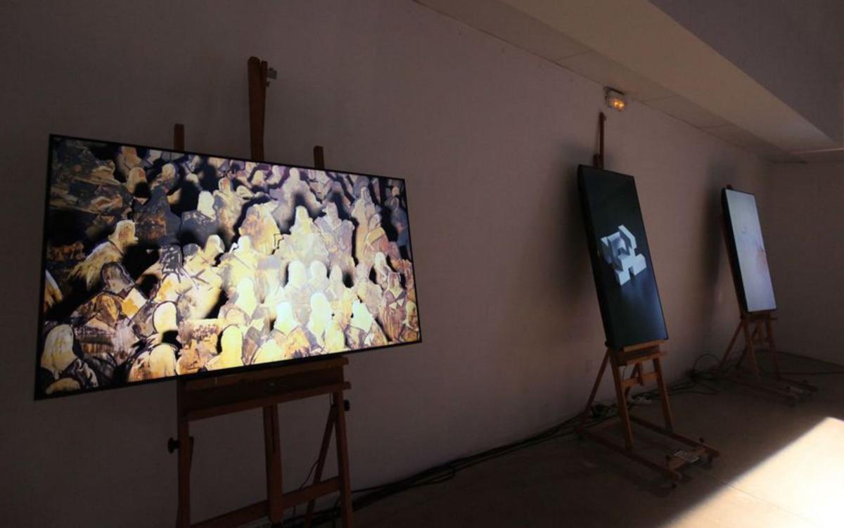 Arte digital en las pantallas de Sa Nostra Sala