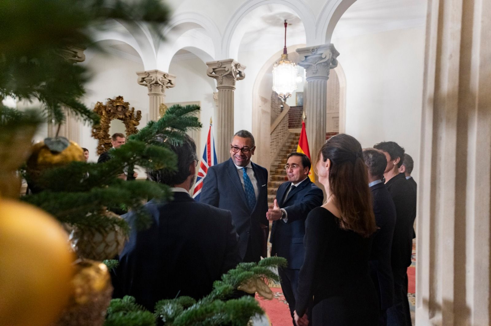 James Cleverly y José Manuel Albares en Madrid