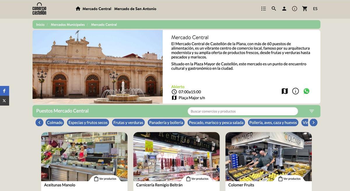 Imatge de la plataforma comercial.