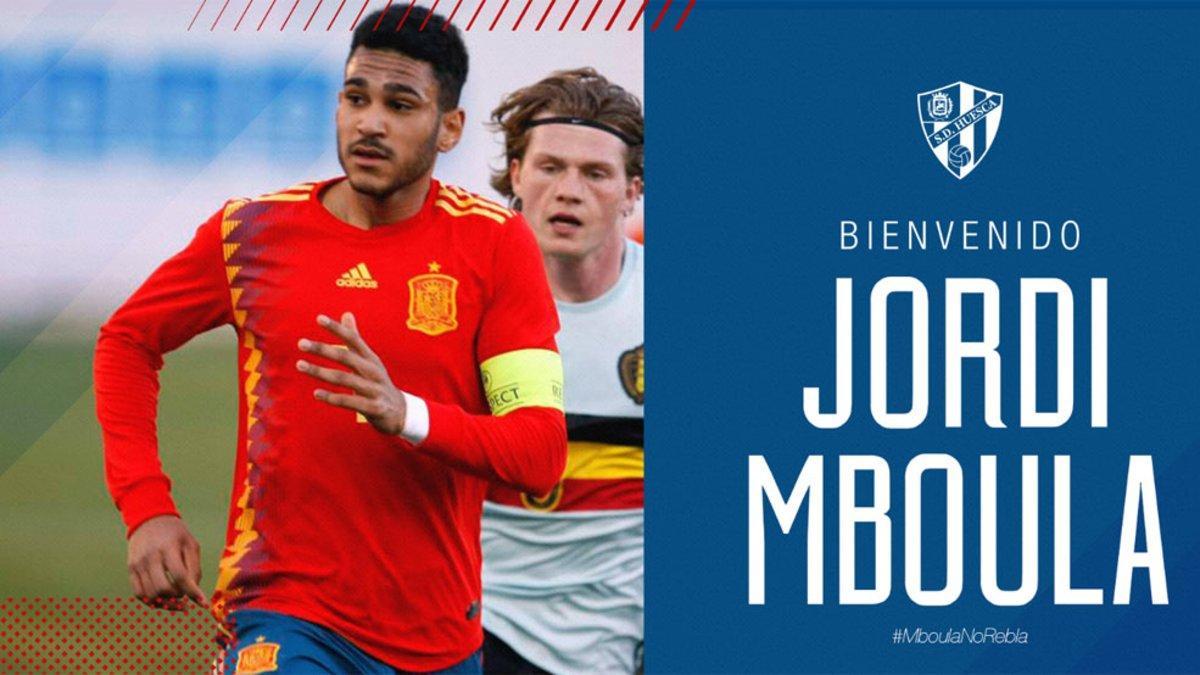 Jordi Mboula jugará cedido en el Huesca