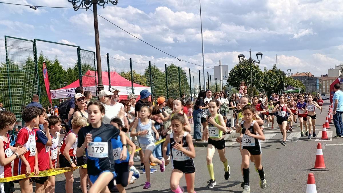 Participantes en la Milla Urbana el año pasado