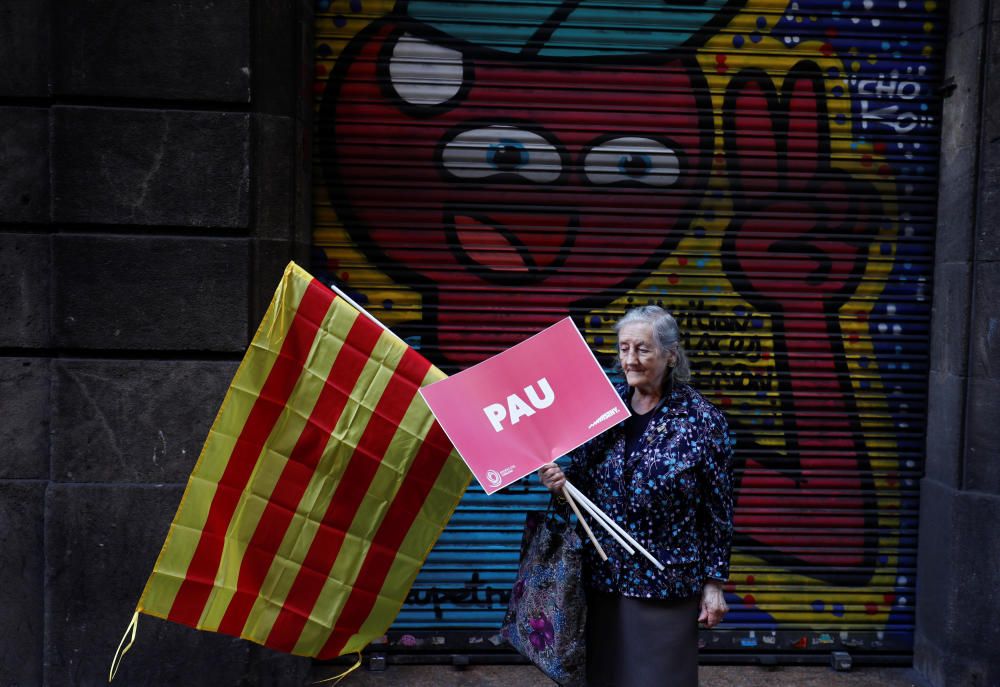 Manifestación en Barcelona por la unidad de España