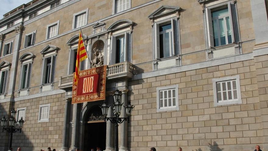 Façana del palau de la Generalitat