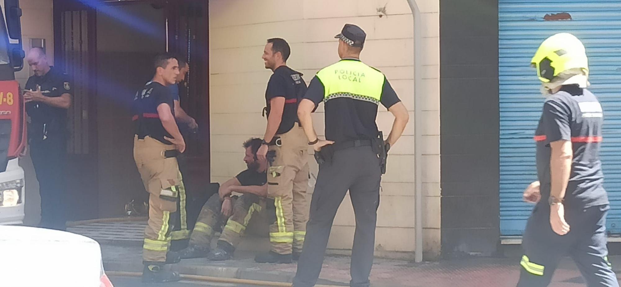 Incendio en un piso de la calle Dato Iradier en Alicante