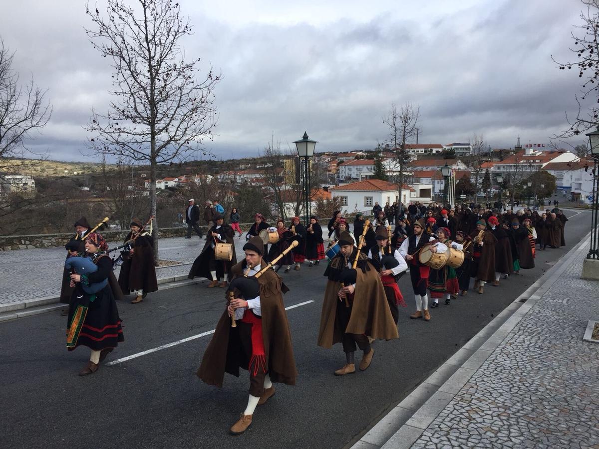 Capas pardas en Miranda do Douro.