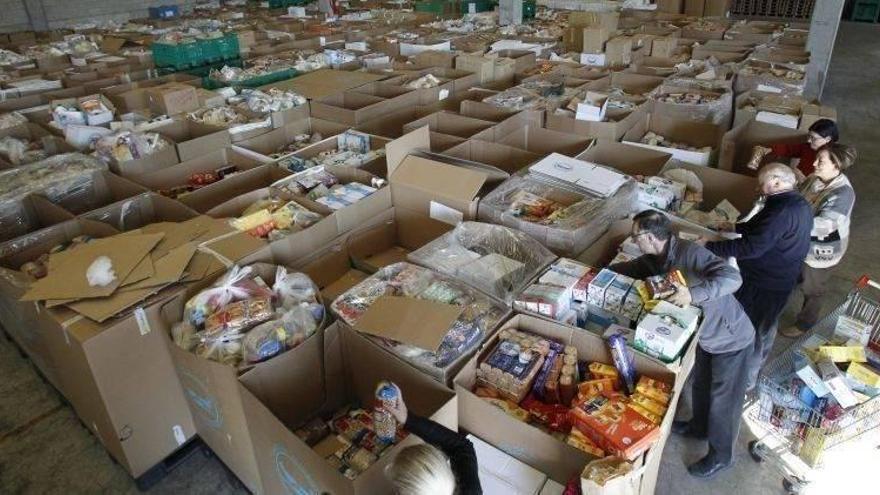 Miles de aragoneses desfavorecidos recibirán medio millón de kilos de alimentos