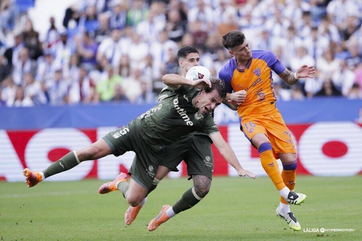Encuentro jornada 10 LaLiga Hypermotion, entre Leganés y Málaga CF