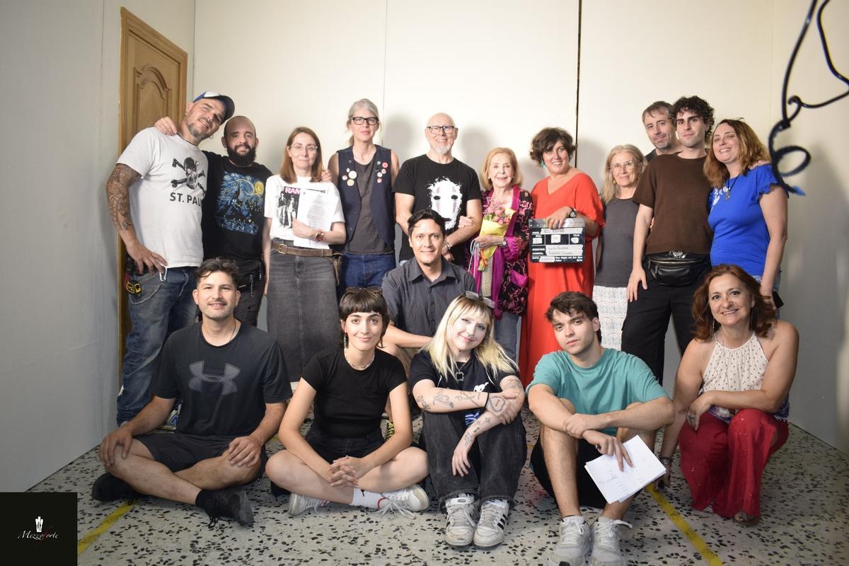 Equipo de "El olvido", dirigido por la ourensana Lucía Álvarez