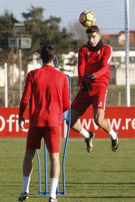 Entrenamiento del Sporting