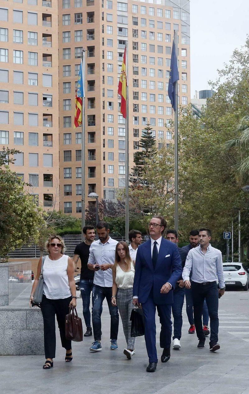 Primera jornada del juicio por el posible amaño del Levante-Zaragoza