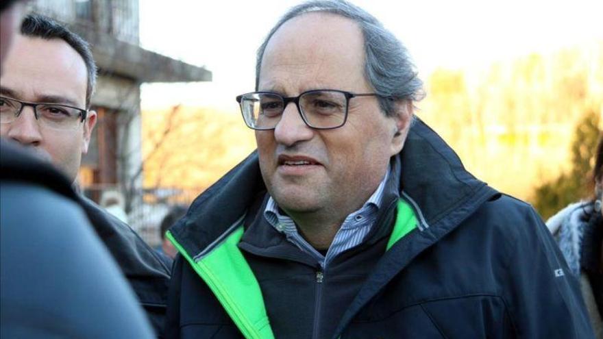 Torra viaja a Bruselas sin escoltas por un veto del Gobierno