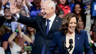 Kamala Harris y Tim Walz se estrenan como cartel electoral en EEUU con un canto a la libertad sin polarización