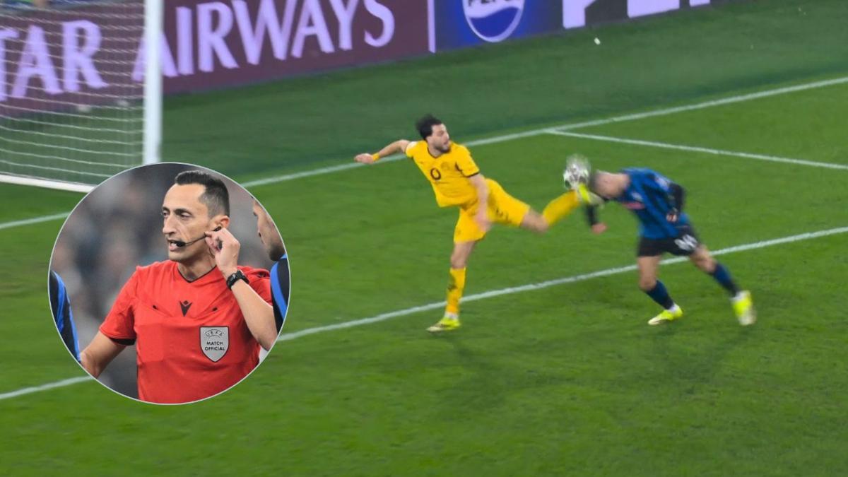 Sánchez Martínez, durante el Atalanta - Dortmund