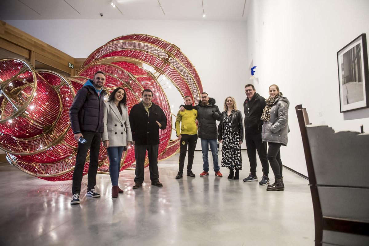 Galería | Ocho alumnos del Centro Penitenciario de Cáceres visitan el museo Helga de Alvear
