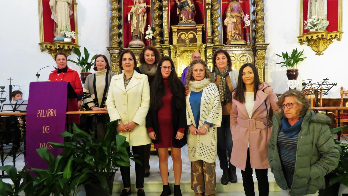 Nuevas integrantes de la directiva de la Archicofradía Sacramental