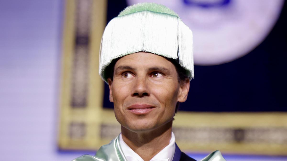 Rafa Nadal, investido Doctor Honoris Causa por la UPM