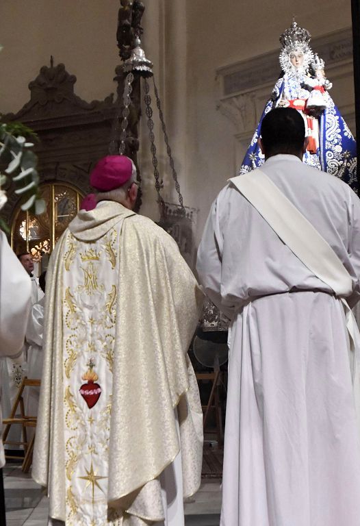 Romería de Murcia: Misa previa y primer tramo del recorrido