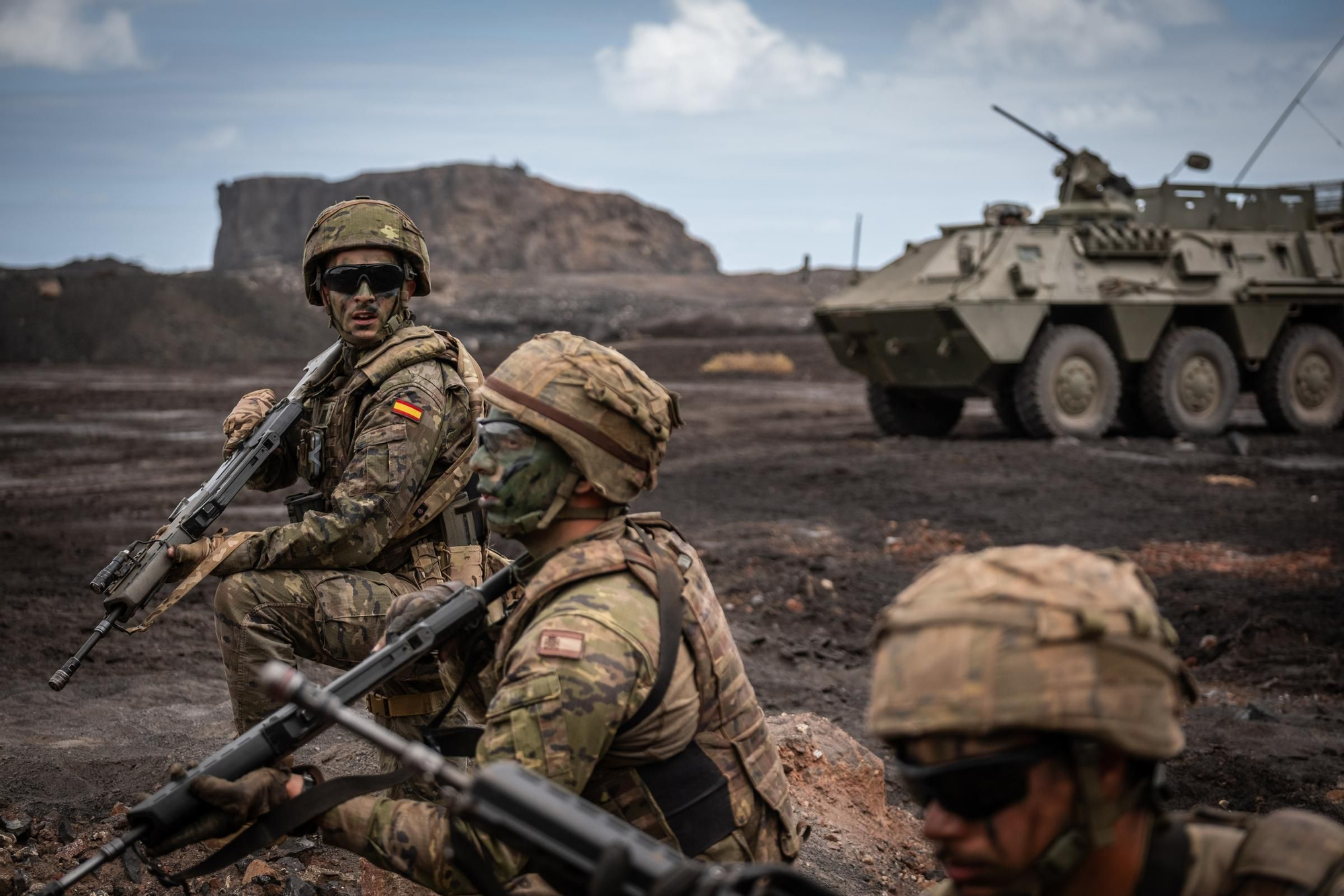 Maniobras militares en Canarias