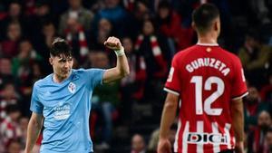 Athletic Club - Celta: El gol de Larsen