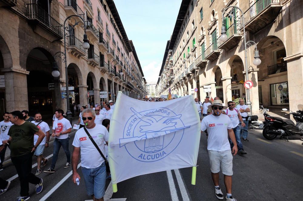 Miles de personas se manifiestan en Palma en defensa del mundo rural y la caza