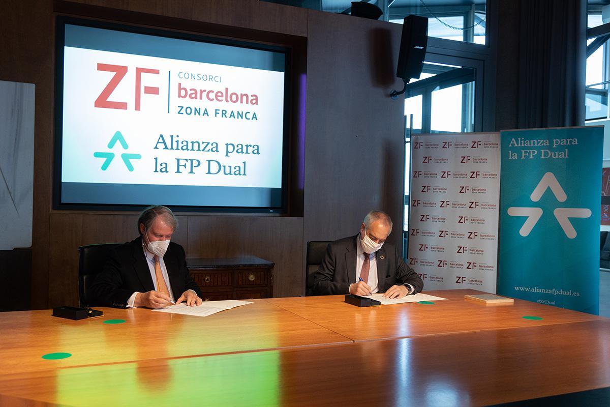 El Consorci de la Zona Franca de Barcelona s’afegeix a l’Aliança per a l’FP Dual