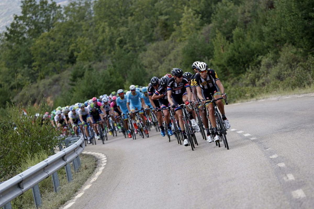 Las imágenes de la etapa de la Vuelta Las imágenes de la etapa de la Vuelta