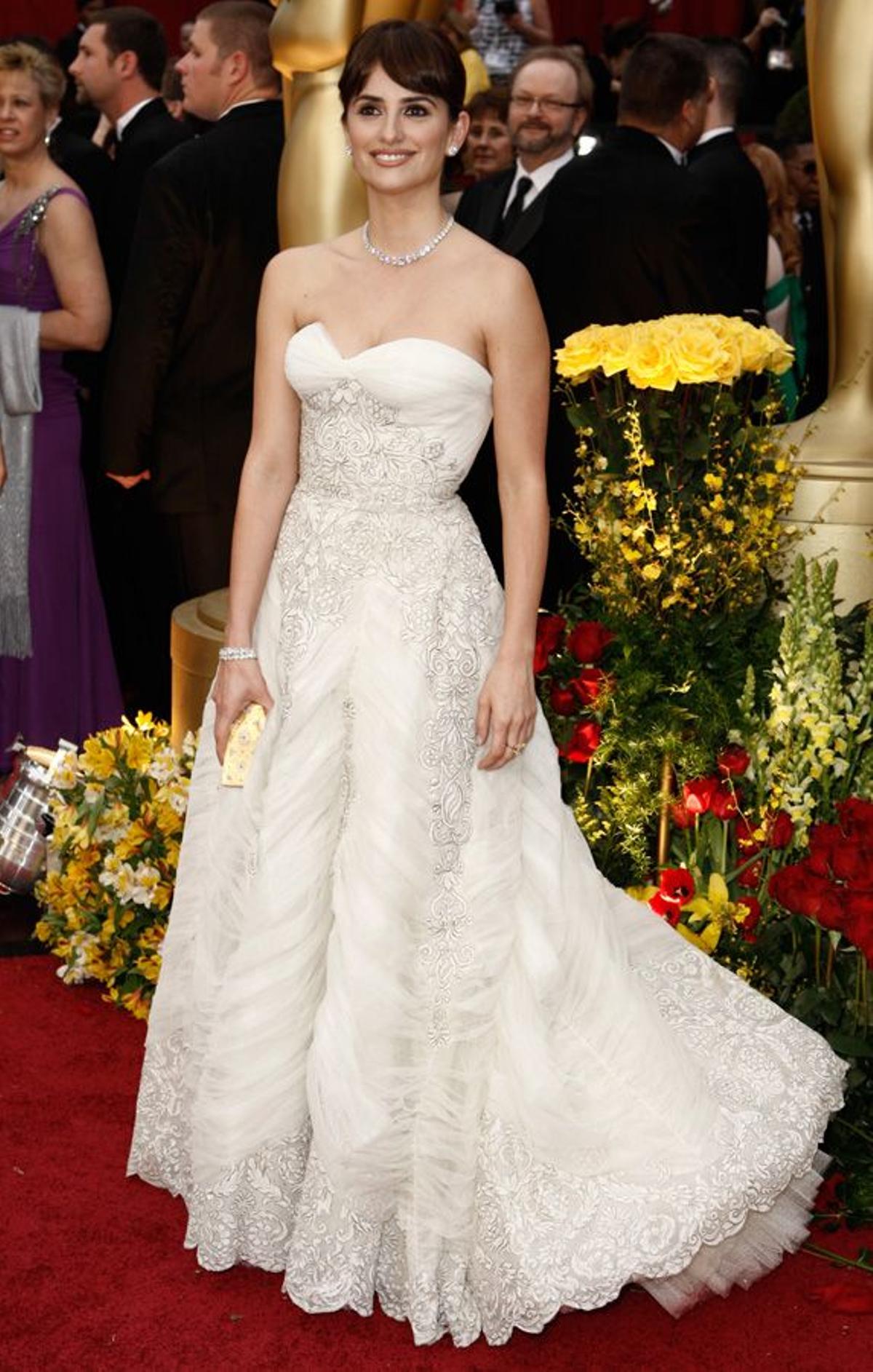 Penélope Cruz de Balmain en los Premios Oscar 2009