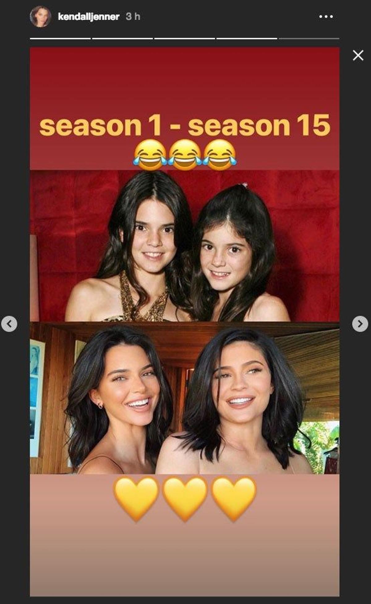 Kendall y Kylie Jenner tras 15 años