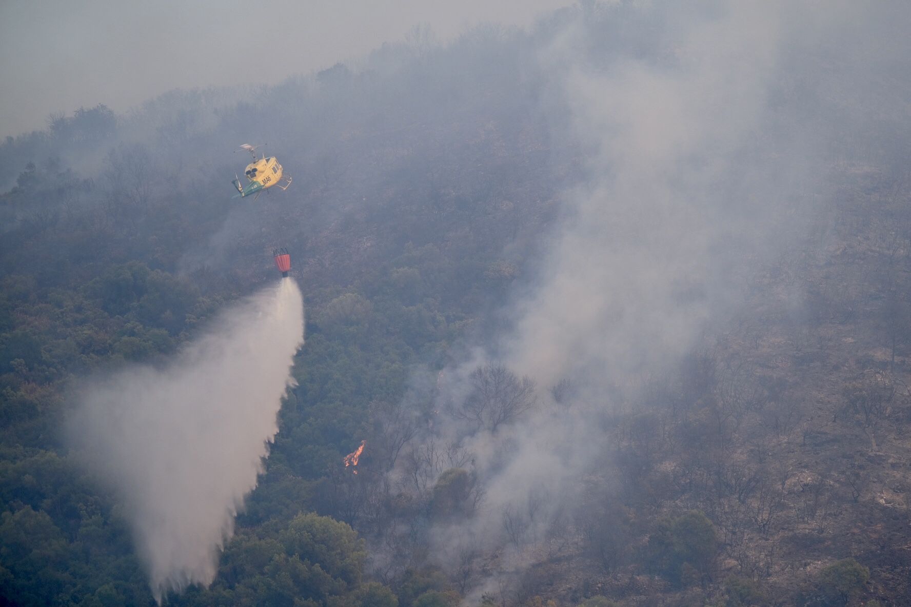 Declarado un incendio en la Sierra de Mijas