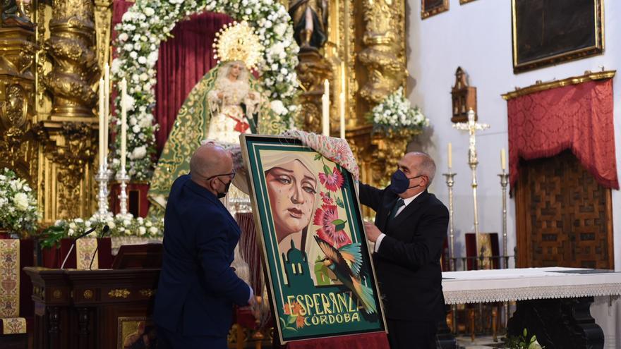 La hermandad de la Esperanza presenta el cartel conmemorativo de su 75 aniversario