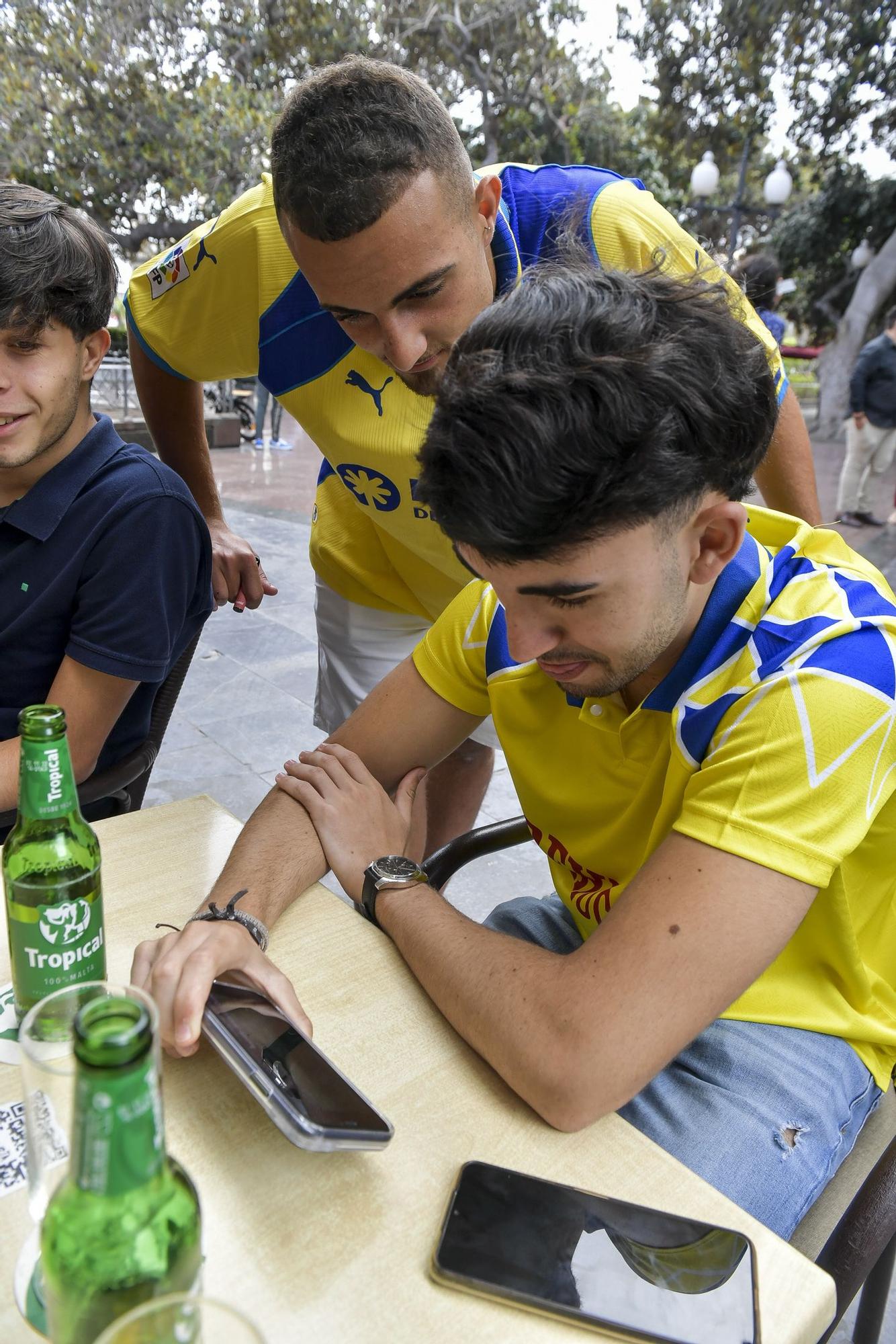 La ciudad vibró con la victoria de la UD Las Palmas contra el Cartagena