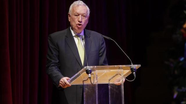 El ministro Margallo durante su intervención