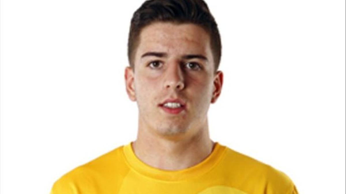 Carlos Morales, meta del Atlético de Madrid B