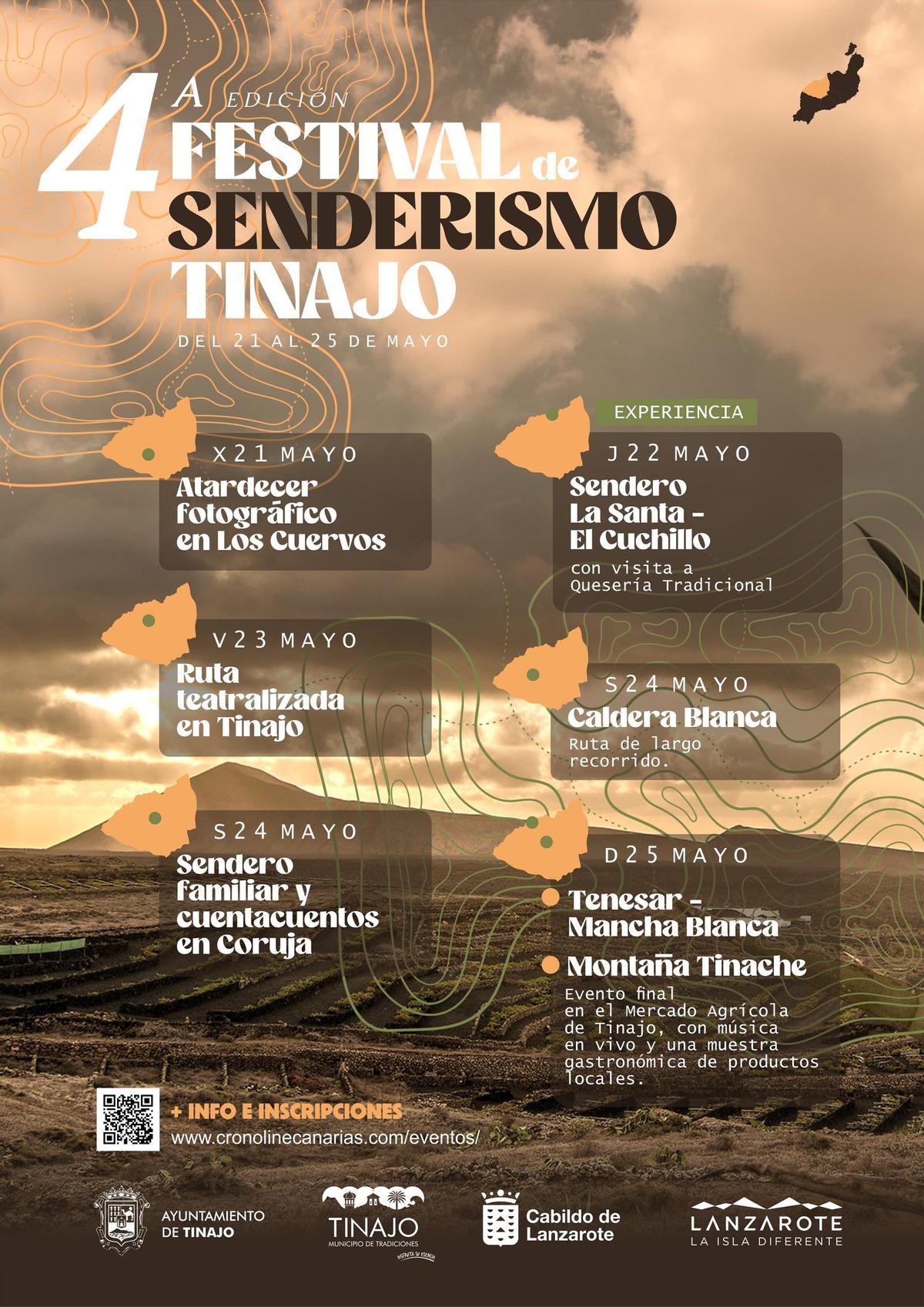 Cartel Festival Senderos Tinajo 2025